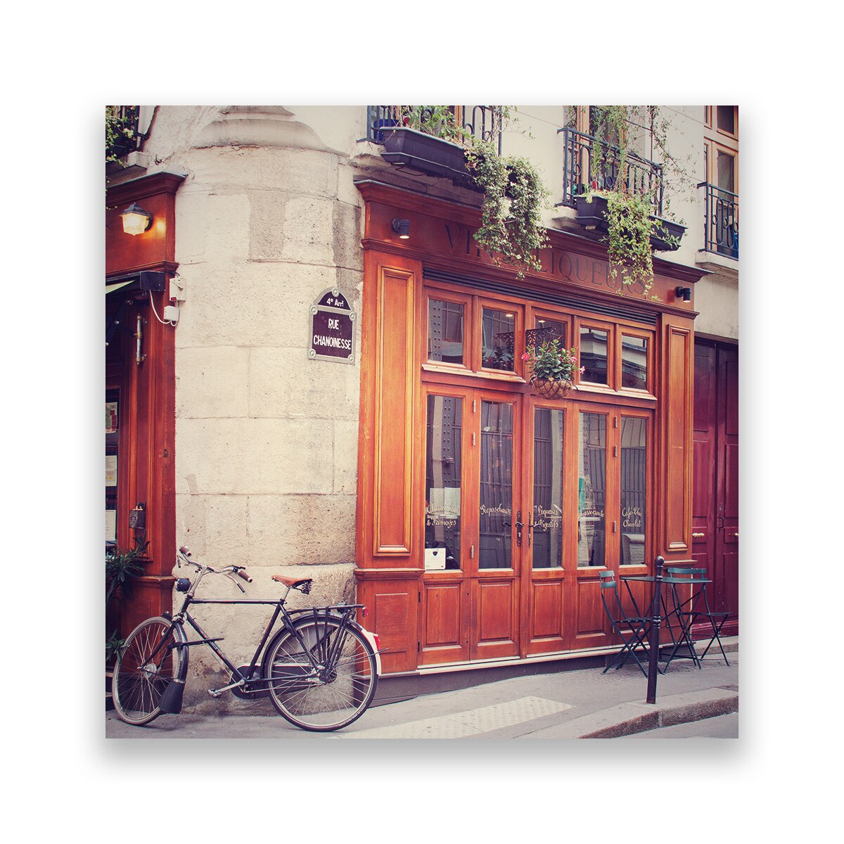 Tablou Canvas - BIcicleta, Strada, Colt, 60 x 60 cm