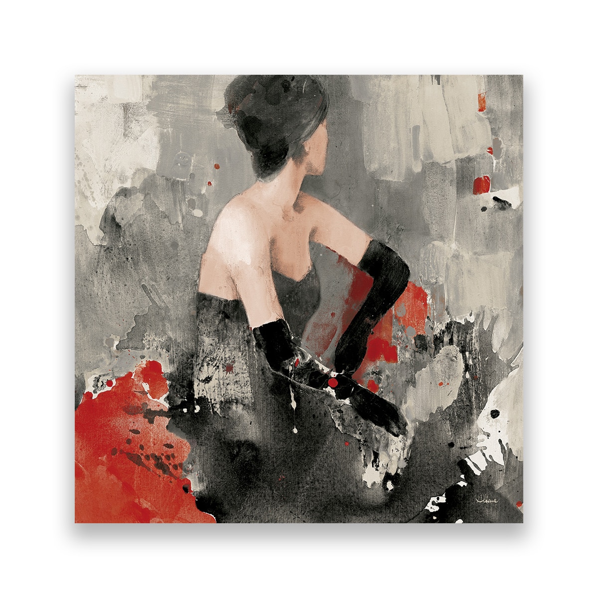 Tablou Canvas - Femeie, Balerina, 80 x 80 cm