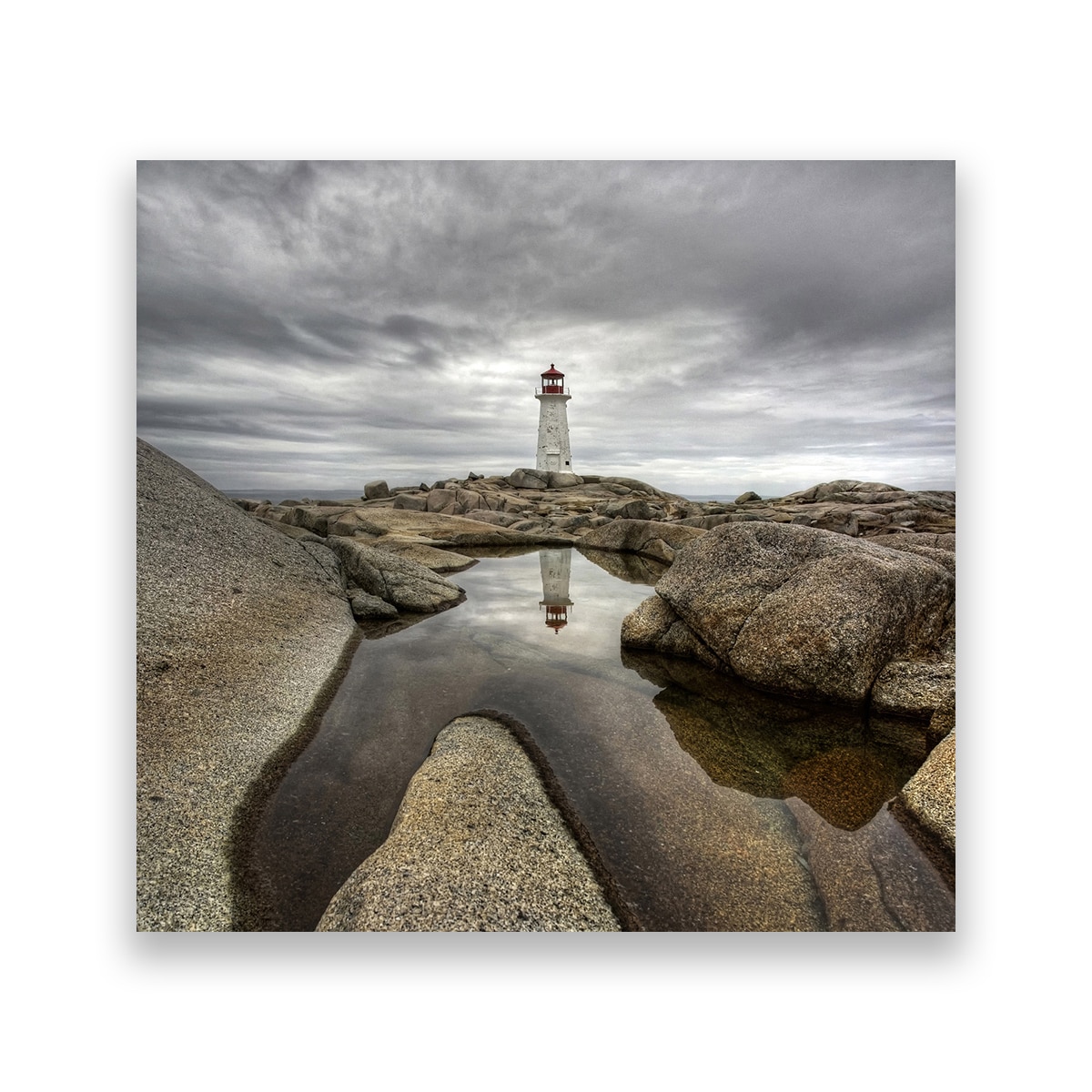 Tablou Canvas - Far, Ocean, Stanca, 80 x 80 cm