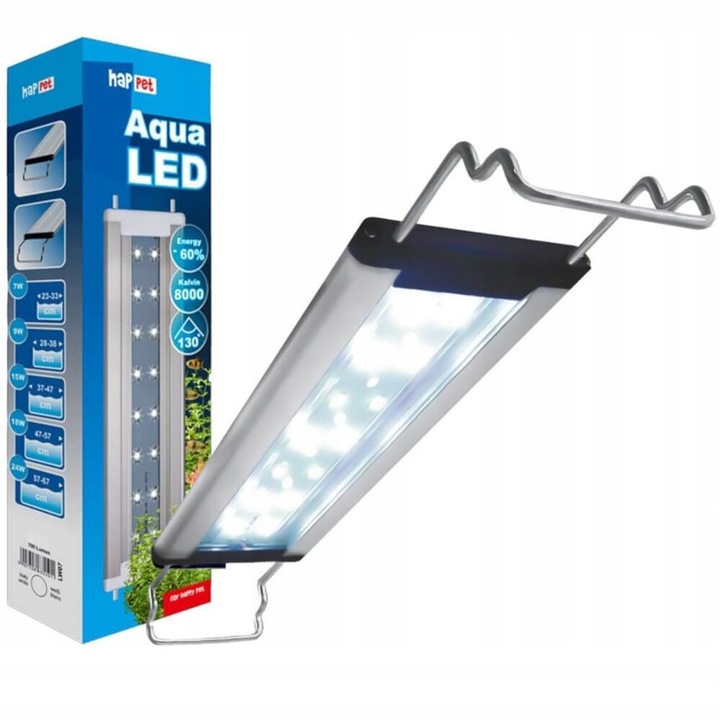 Lampa acvariu Aqualed 27 W/94 cm negru - LB26