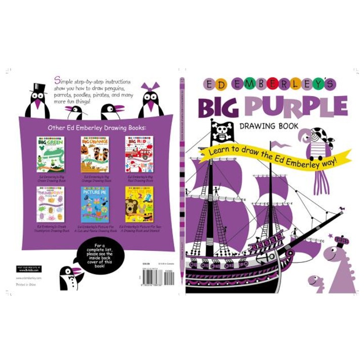 Ed Emberley's Big Purple Drawing Book, Edward R Emberley