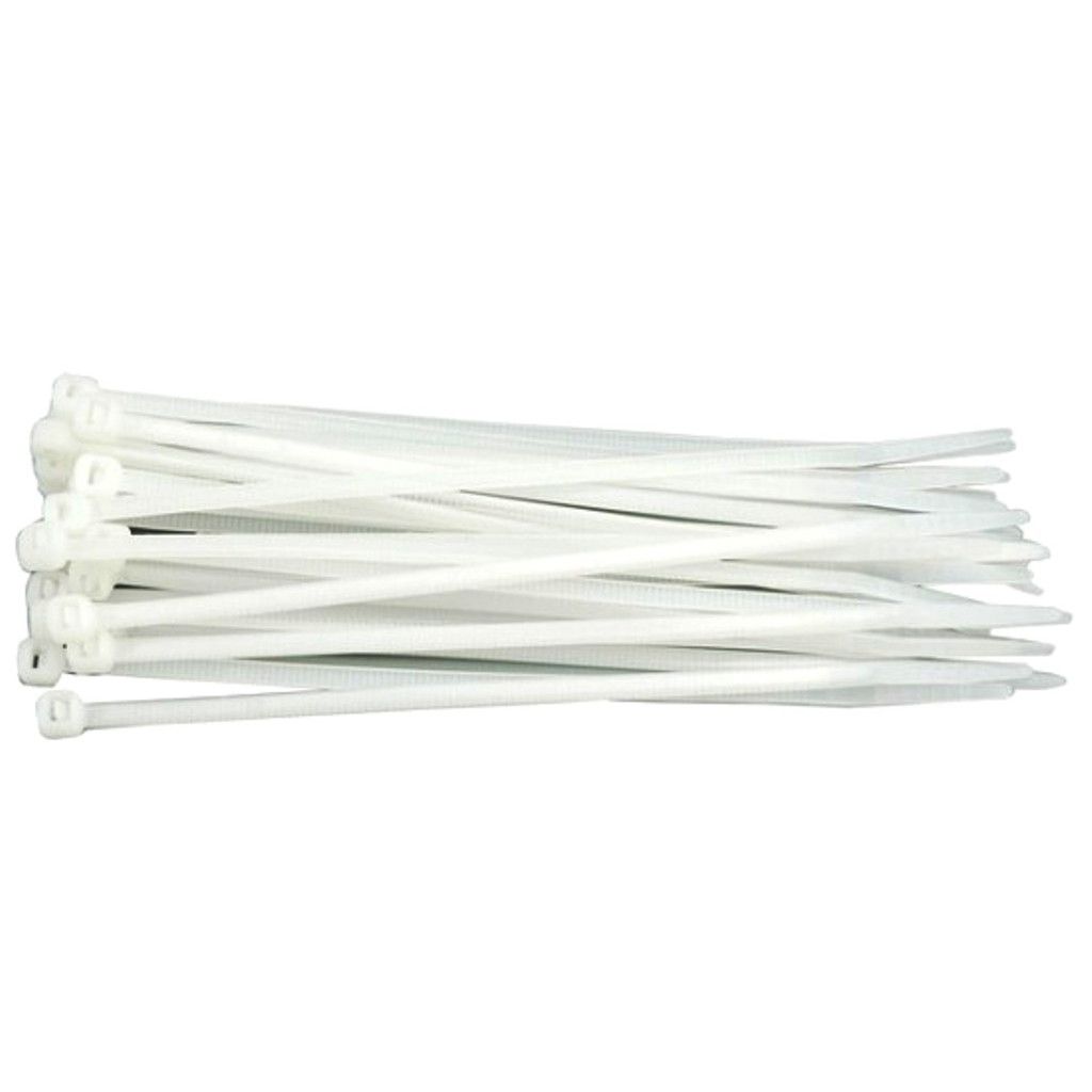 Colier Plastic Alb 370 Mm X 4,8 Mm