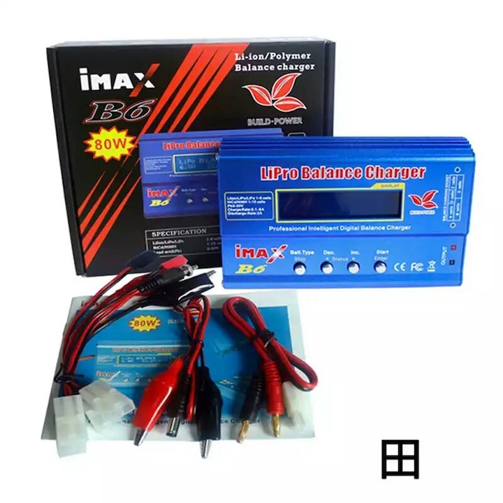 Incarcator Lipo pentru acumulatori 2s-6s Imax B6 cu functie Balance-Charger, 1150 mAh