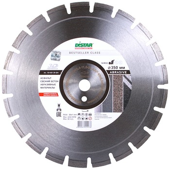 Disc diamantat DISTAR 1A1R Bestseller Abrassive 350mm/asfalt Disc diamantat DISTAR 1A1R Bestseller Abrassive 350mm/asfalt