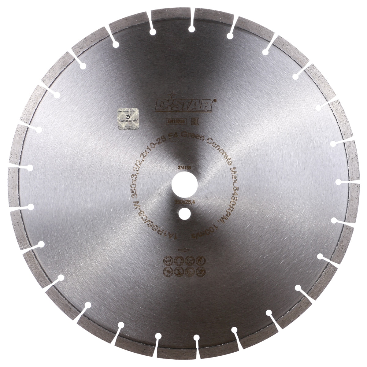 Disc diamantat DISTAR 1A1R Green Concrete 350mm/beton proaspat