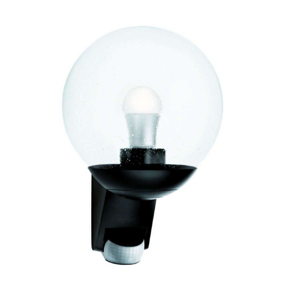 Aplica de perete Steinel cu senzor L 585 S, Negru acoperire 120 °, max. 12 m IP44