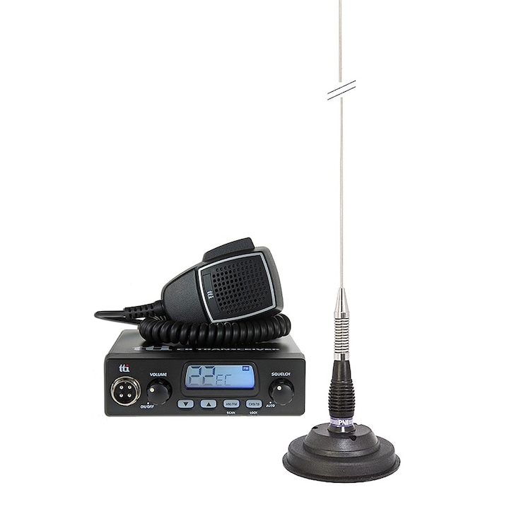 TTi TCB-550 CB rádió állomás szett + PNI ML100 antenna