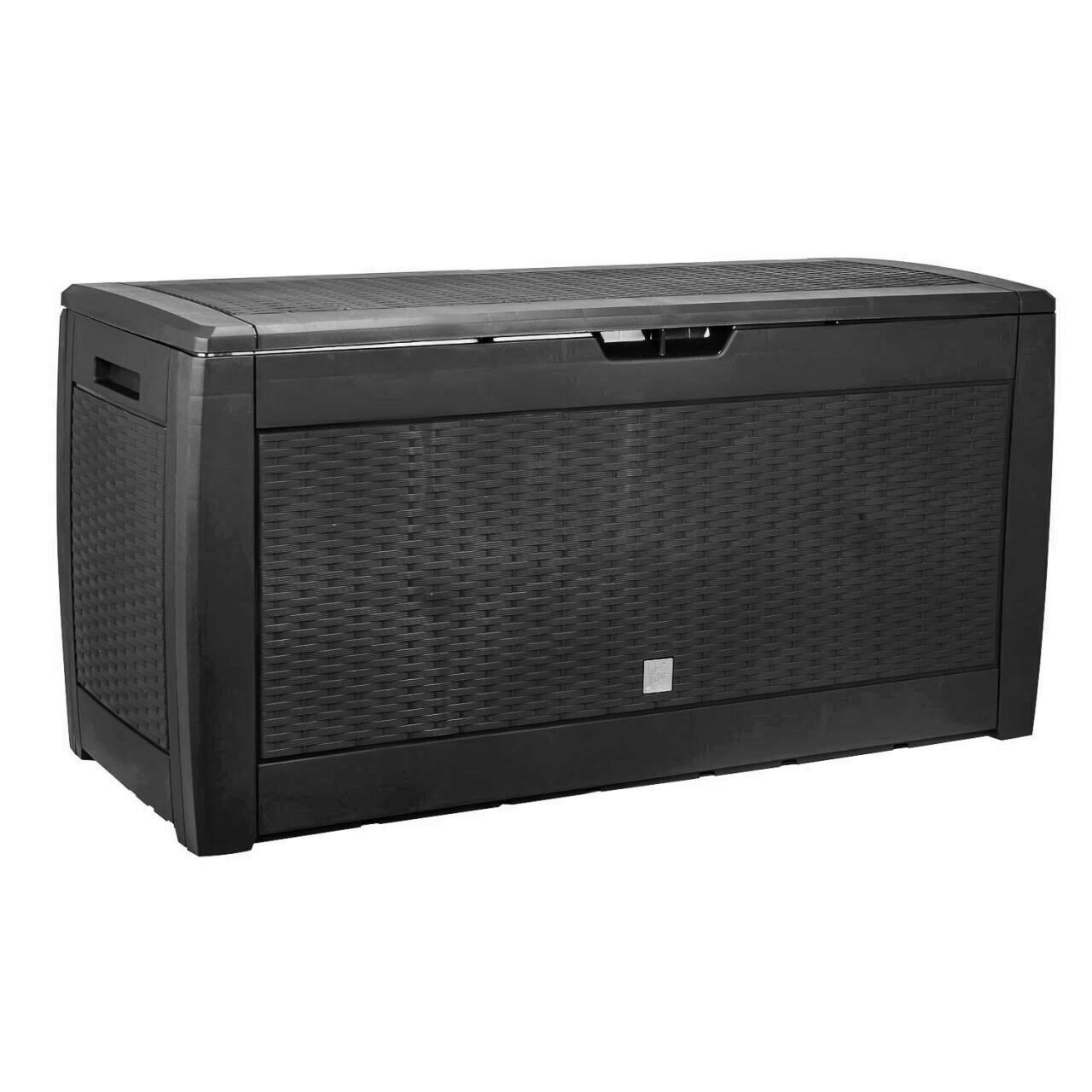 Cutie pentru depozitat accesorii gradina, Strend Pro Matuba 116 x 48 x 59.5 cm, Antracit