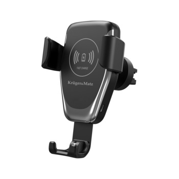 Suport auto cu functie de incarcare inductiva Kruger&Matz Suport auto cu functie de incarcare inductiva Kruger&Matz
