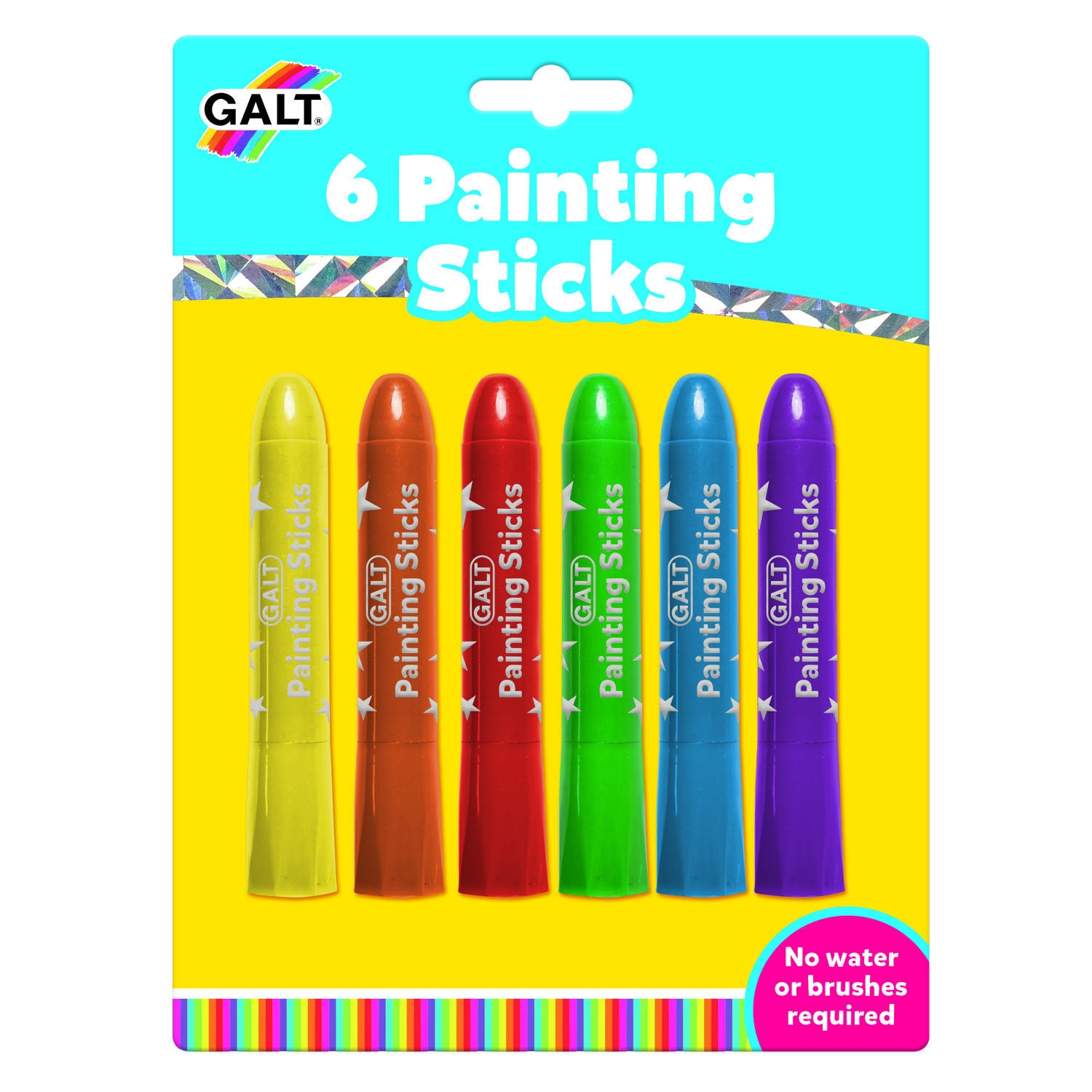 Set 6 creioane colorate Galt, Magic Painting Sticks, Multicolor
