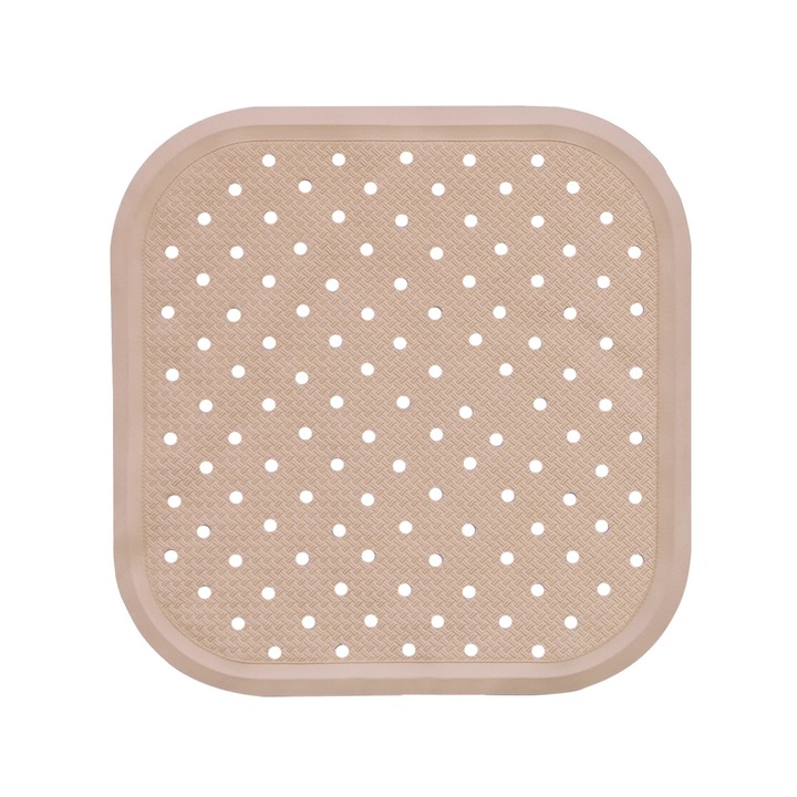 Covoras antiderapant din cauciuc natural pentru dus 56x56cm melba