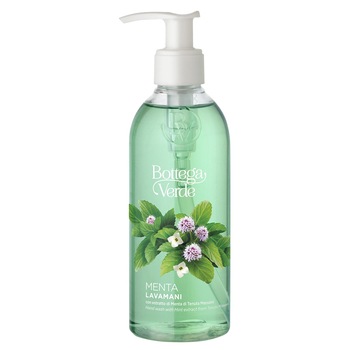 Sapun lichid cu extract de menta si busuioc - Menta, 250 ML, Bottega Verde Sapun lichid cu extract de menta si busuioc - Menta, 250 ML, Bottega Verde