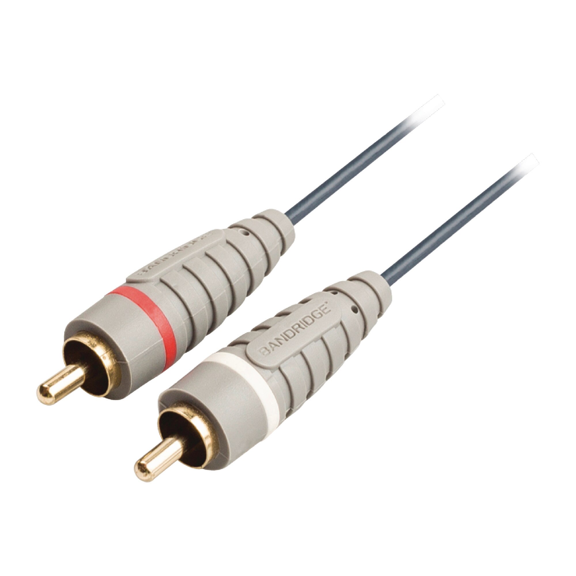 Cablu audio stereo BANDRIDGE 5.0 metri, profesional placat cu aur 24K