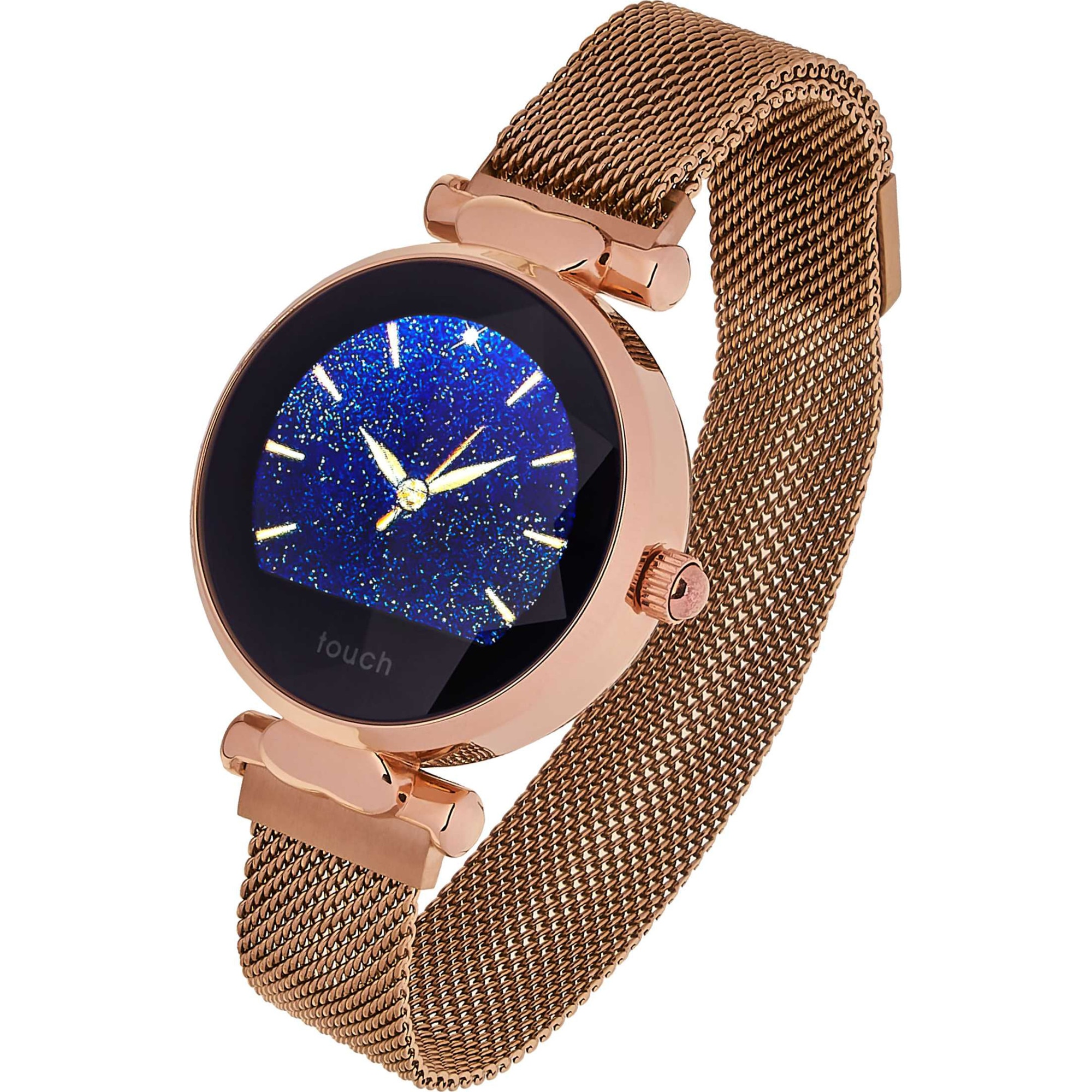 Ceas smartwatch Garett Women Lisa, Steel, Gold