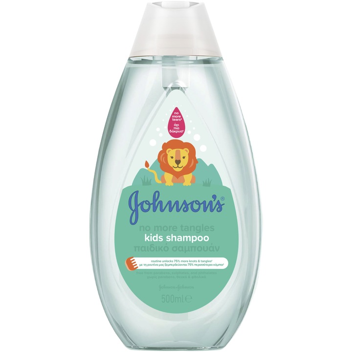 Sampon pentru copii, Johnon's Baby, pentru descurcarea parului, 500 ml