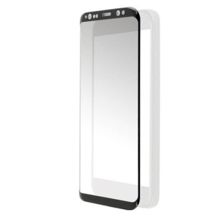 Full Screen teljes kijelzős hajlított üvegfólia, ütésálló védőfólia Samsung G770 Galaxy S10 Lite-hoz fekete (3D, 9H)