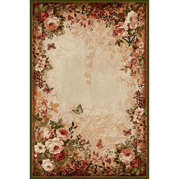 Covor Modern, Lotos 15003, Verde / Bej, 150x230 cm, 1800 gr/mp Covor Modern, Lotos 15003, Verde / Bej, 150x230 cm, 1800 gr/mp