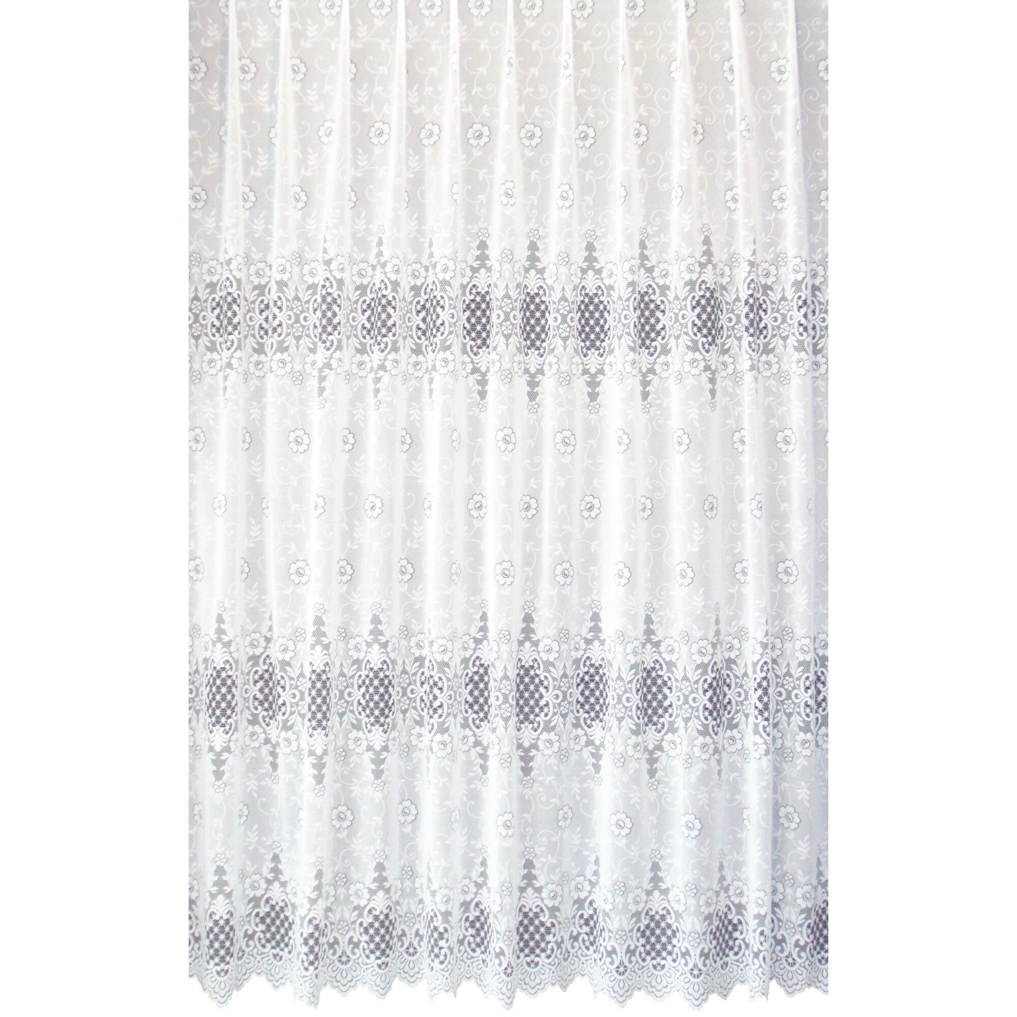 Perdea 51259, 600 X 240 cm, alba