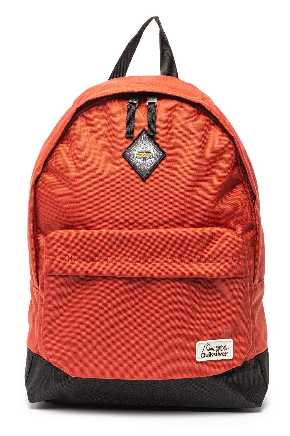 QUIKSILVER, Rucsac cu buzunar exterior, rosu caramiziu