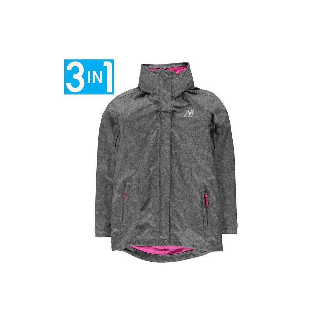 Karrimor charcoal 3in1 shop jacket junior