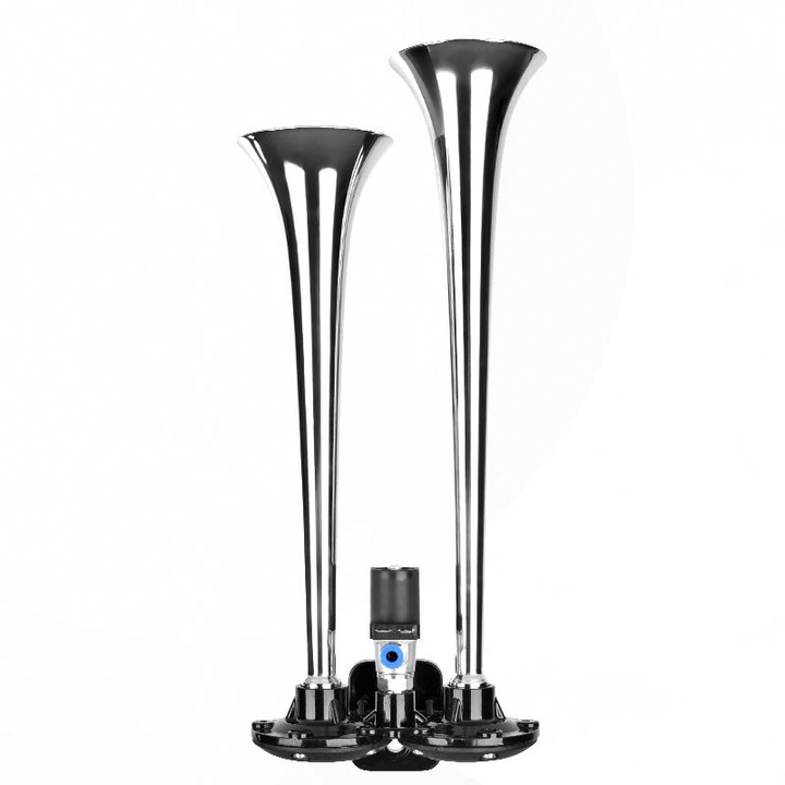 Claxon Crom Camion Cu Doua Goarne 24V 1A