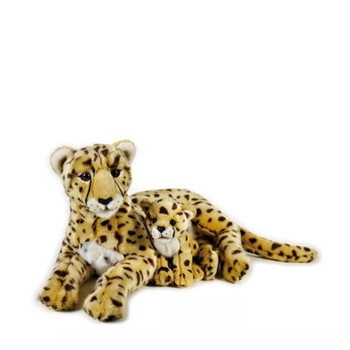 Jucarie de plus National Geographic Ghepard cu pui Jucarie de plus National Geographic Ghepard cu pui