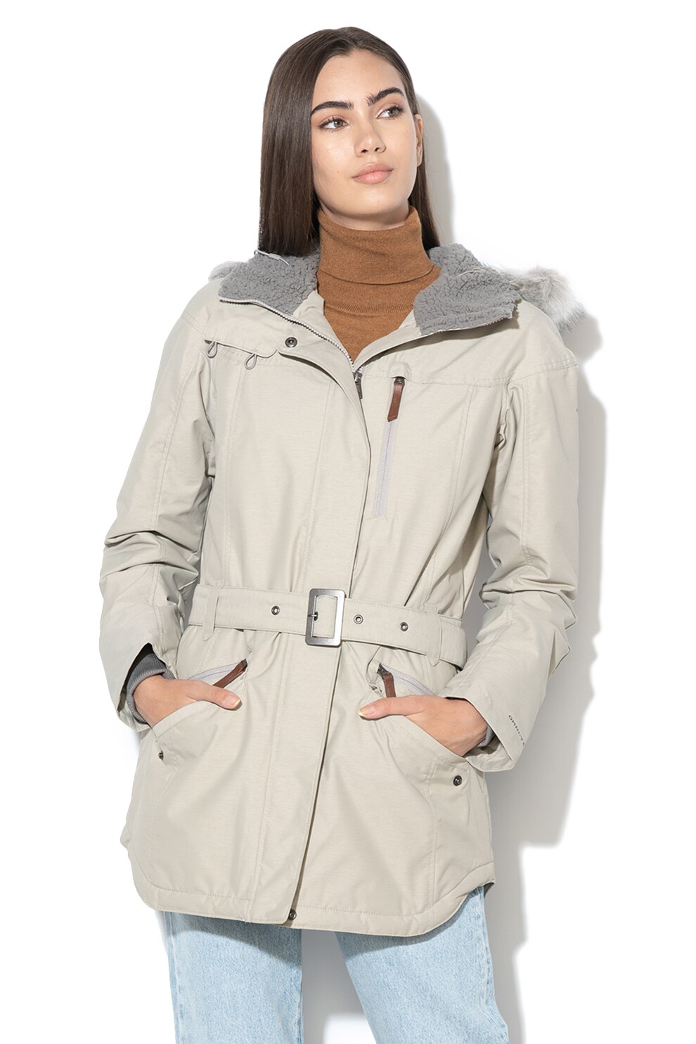 Columbia, Jacheta cu gluga si OMNI-TECH™ Carson Pass™ II, Grej