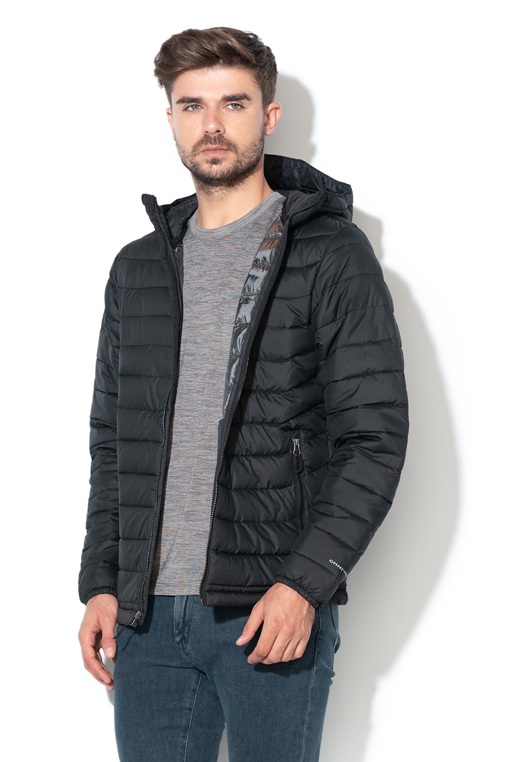 Columbia, Geaca cu gluga Powder Lite, Negru