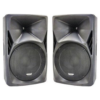 Boxe Profesionale BST 1200W, 2x15 inch/38 cm, Bluetooth, USB/SD, Radio FM, AUX-in Boxe Profesionale BST 1200W, 2x15 inch/38 cm, Bluetooth, USB/SD, Radio FM, AUX-in