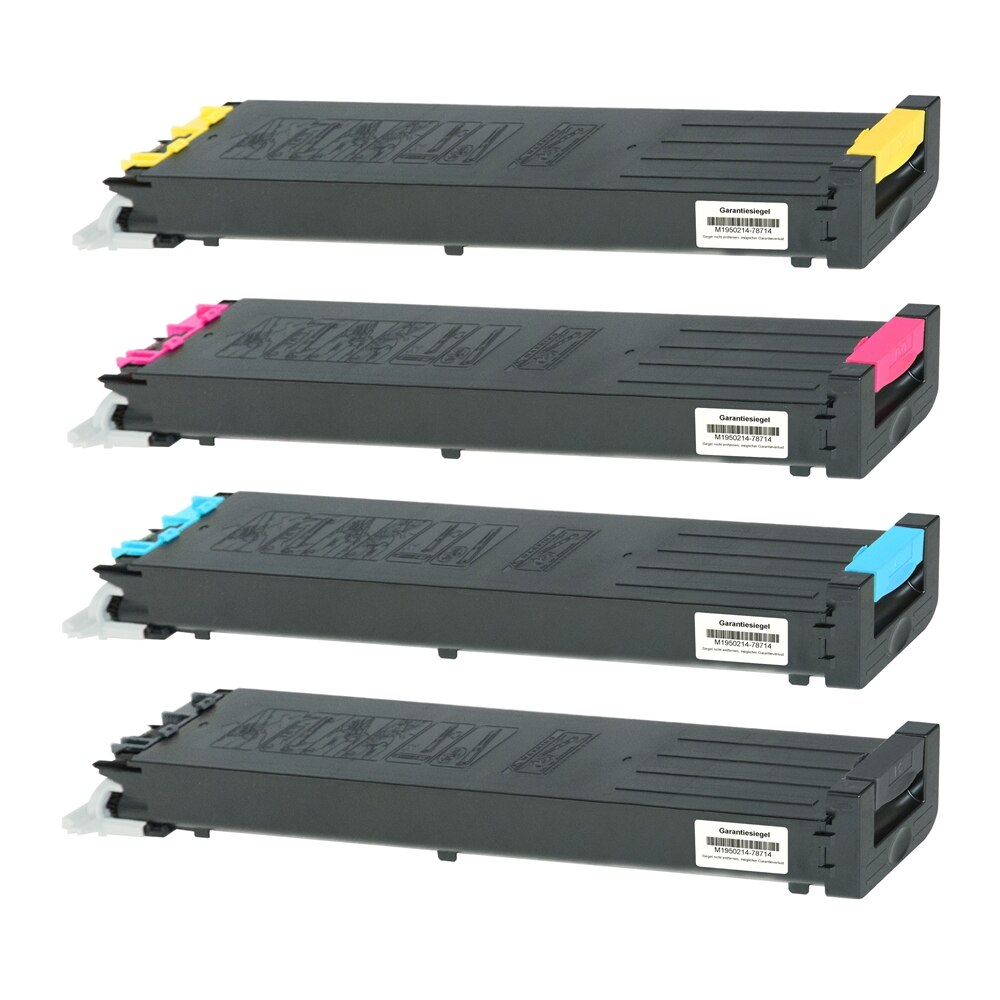 Set 4 Cartuse Tonere MX31 Bk/C/M/Y, 63000 Pagini Compatibile Sharp MX 2301N, 2600N, 3100N, 4100N, 4101N, 5000N, 5001N