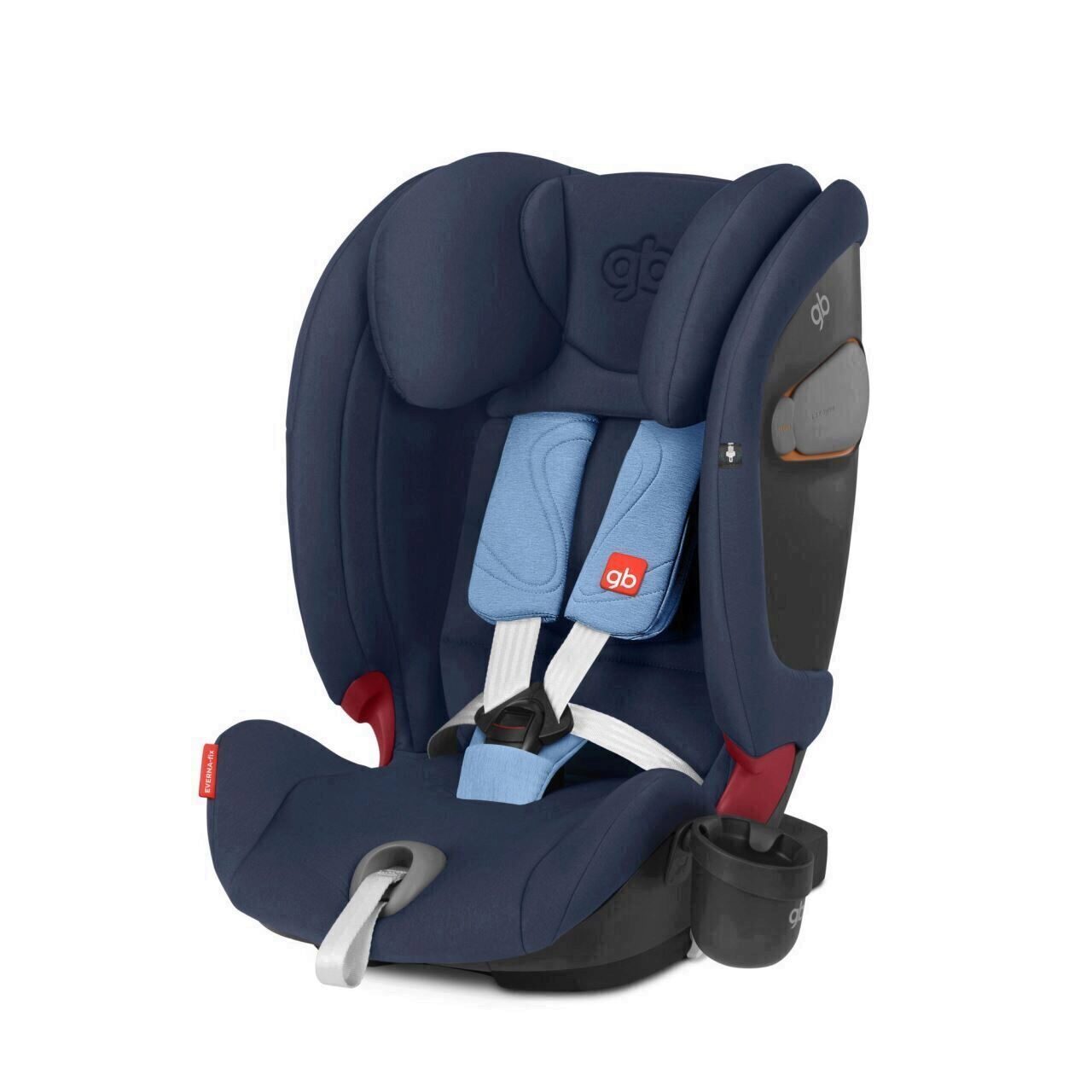 Scaun Auto cu Isofix Gb Everna-fix 9-36 Kg - Albastru Inchis