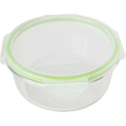 Cutie pranz Dora, rotunda, sticla borosilicata, 0.98 l