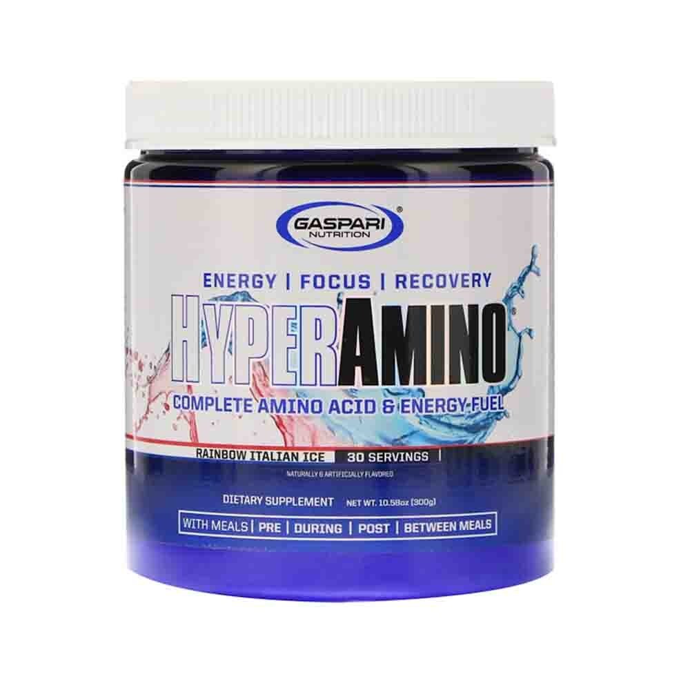 Aminoacizi pentru refacere rapida, HyperAmino, Gaspari Nutrition, Aroma Strawberry Kiwi, 300g