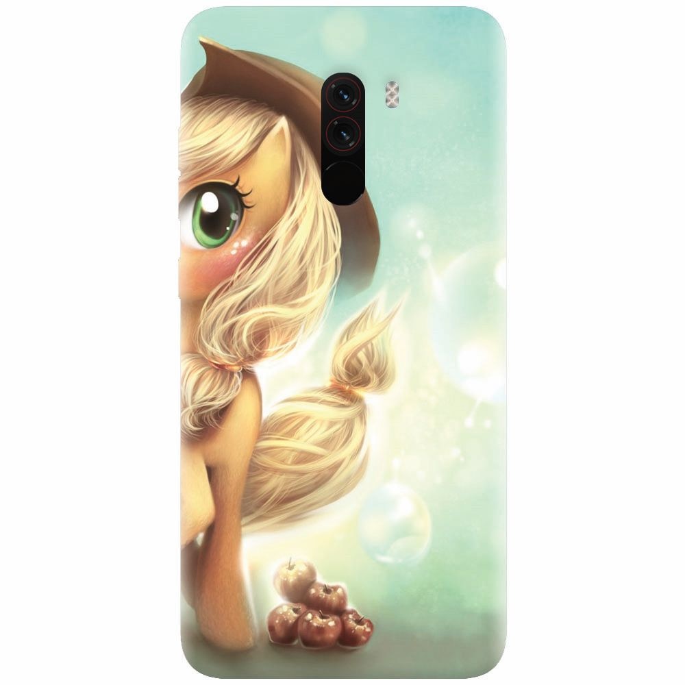 Husa silicon pentru Xiaomi Pocophone F1, Applejack Pony Cute K
