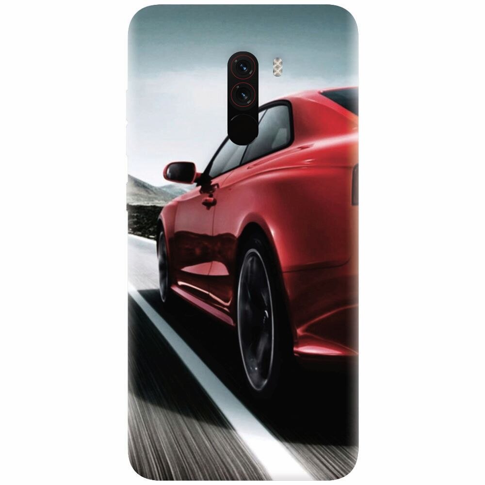 Husa silicon pentru Xiaomi Pocophone F1, Car On Road