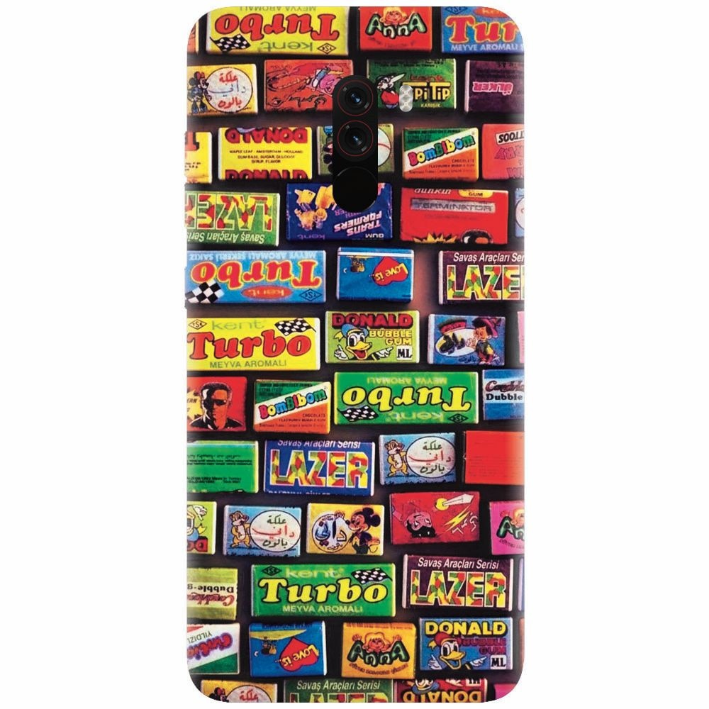 Husa silicon pentru Xiaomi Pocophone F1, Chewing Gum Turbo