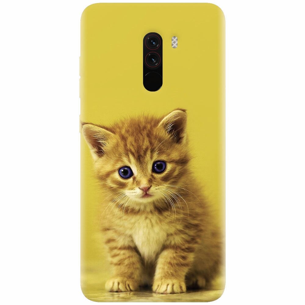 Husa silicon pentru Xiaomi Pocophone F1, Baby Kitten