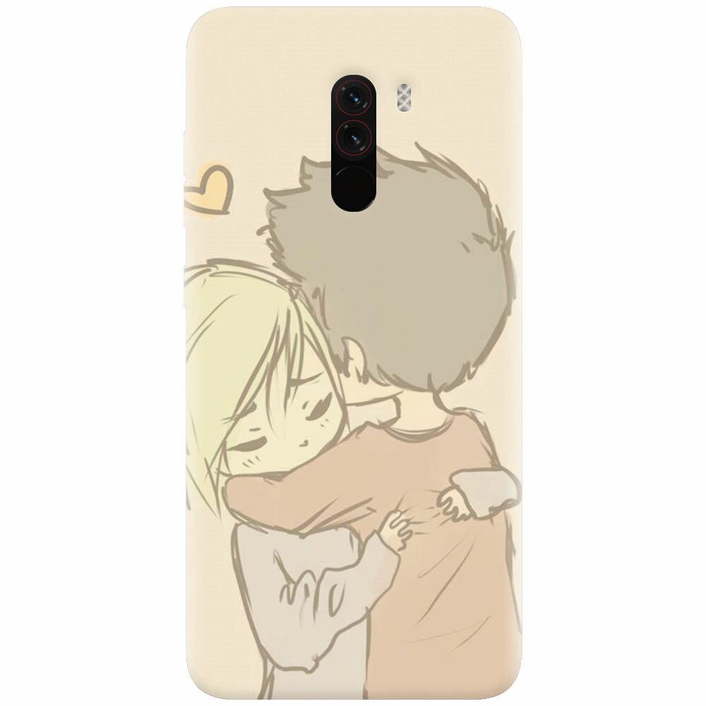 Husa silicon pentru Xiaomi Pocophone F1, Couple Hug