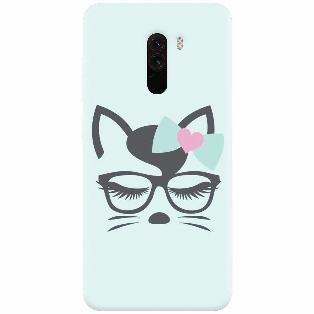 Husa silicon pentru Xiaomi Pocophone F1, Angel Cat