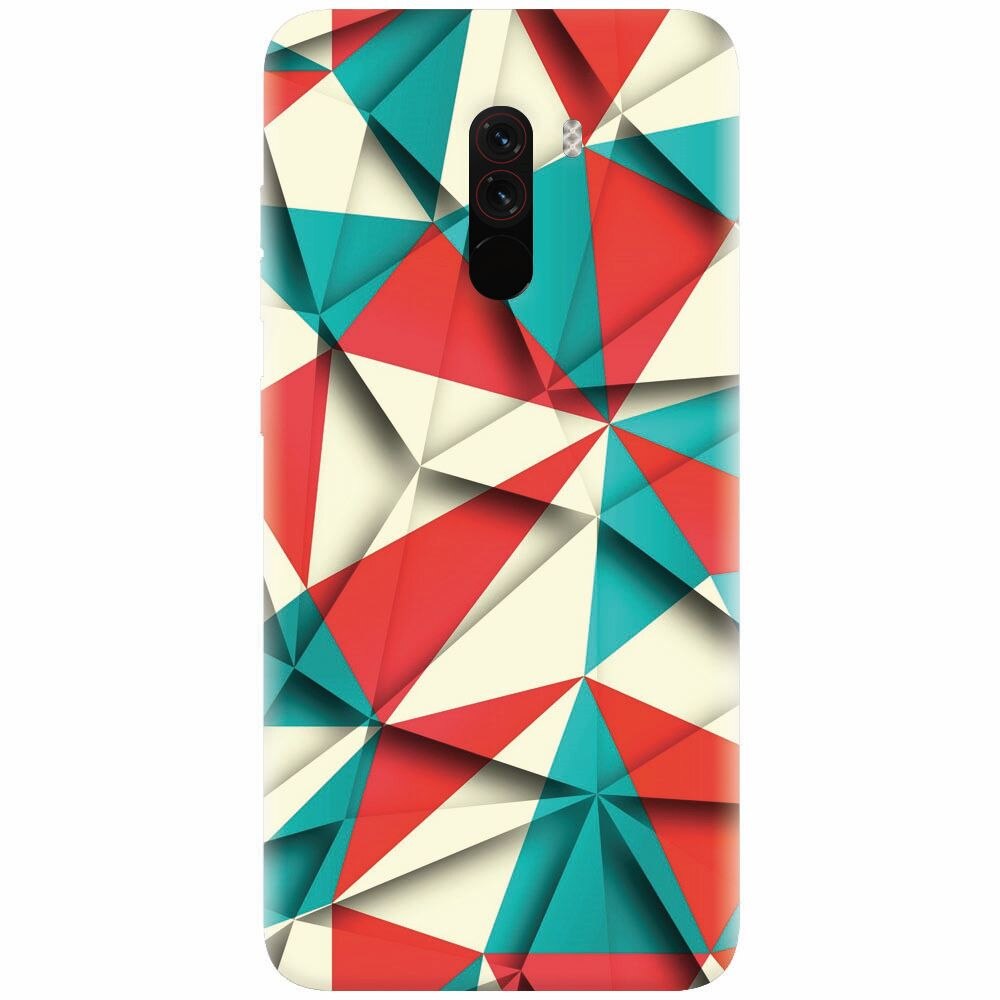 Husa silicon pentru Xiaomi Pocophone F1, Abstract Vector