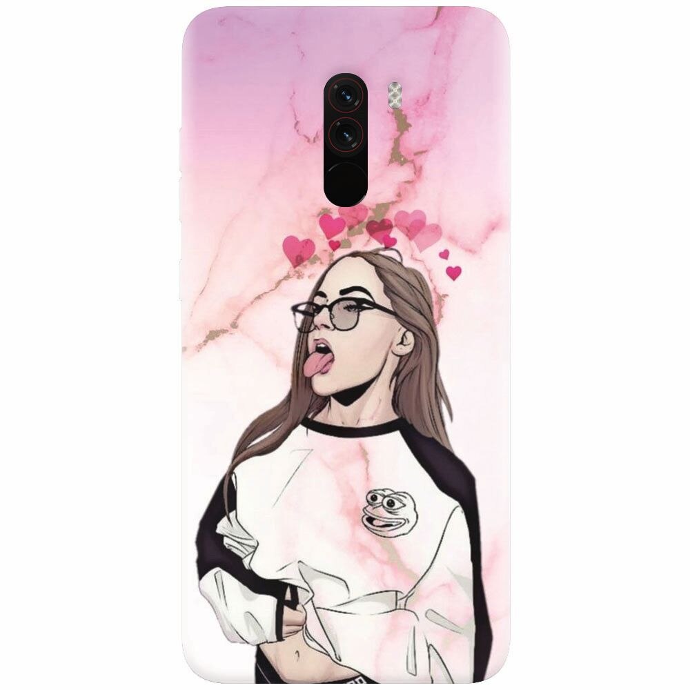 Husa silicon pentru Xiaomi Pocophone F1, Bad Girl
