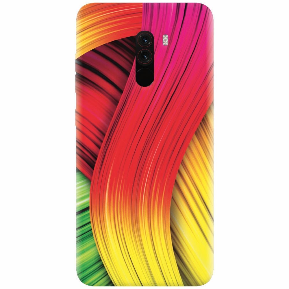 Husa silicon pentru Xiaomi Pocophone F1, Colorful Abstract