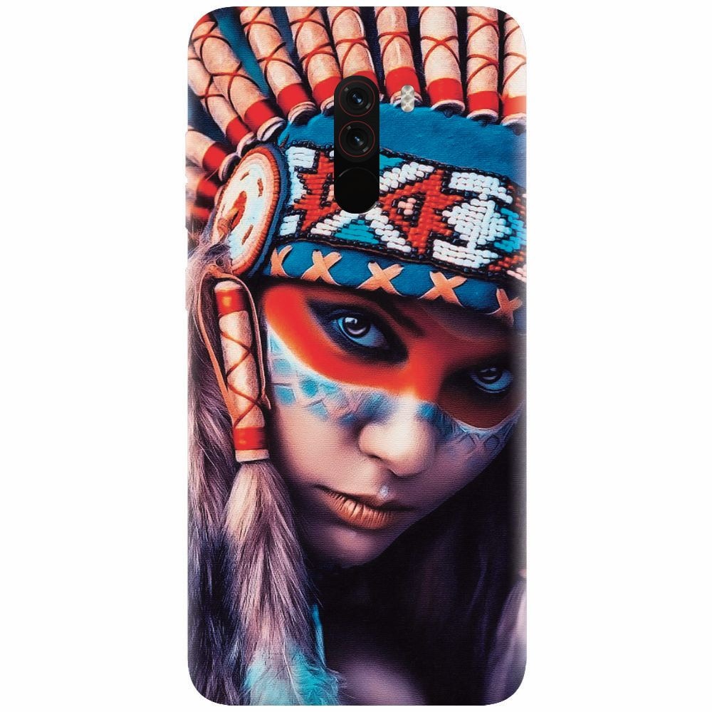 Husa silicon pentru Xiaomi Pocophone F1, Attractive Girl Model