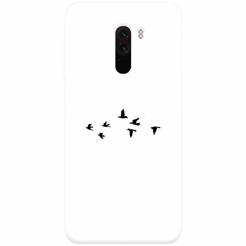 Husa silicon pentru Xiaomi Pocophone F1, Birds