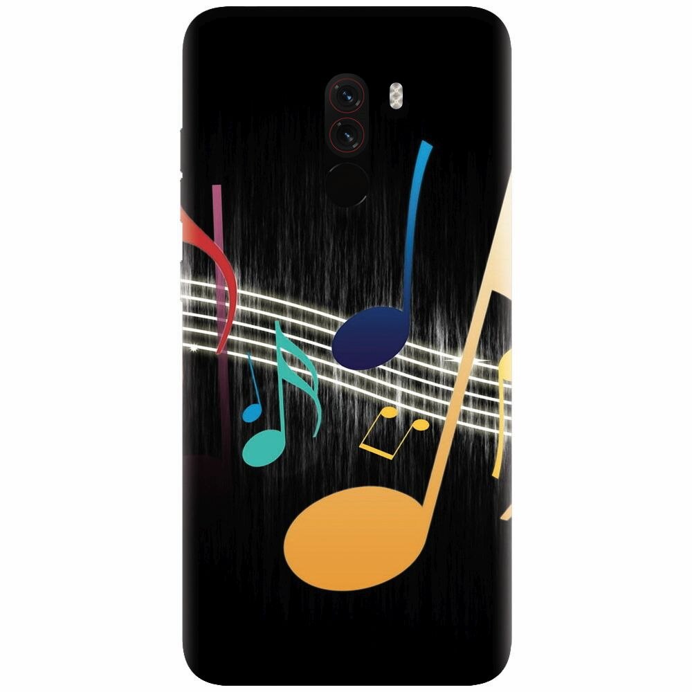 Husa silicon pentru Xiaomi Pocophone F1, Colorful Music