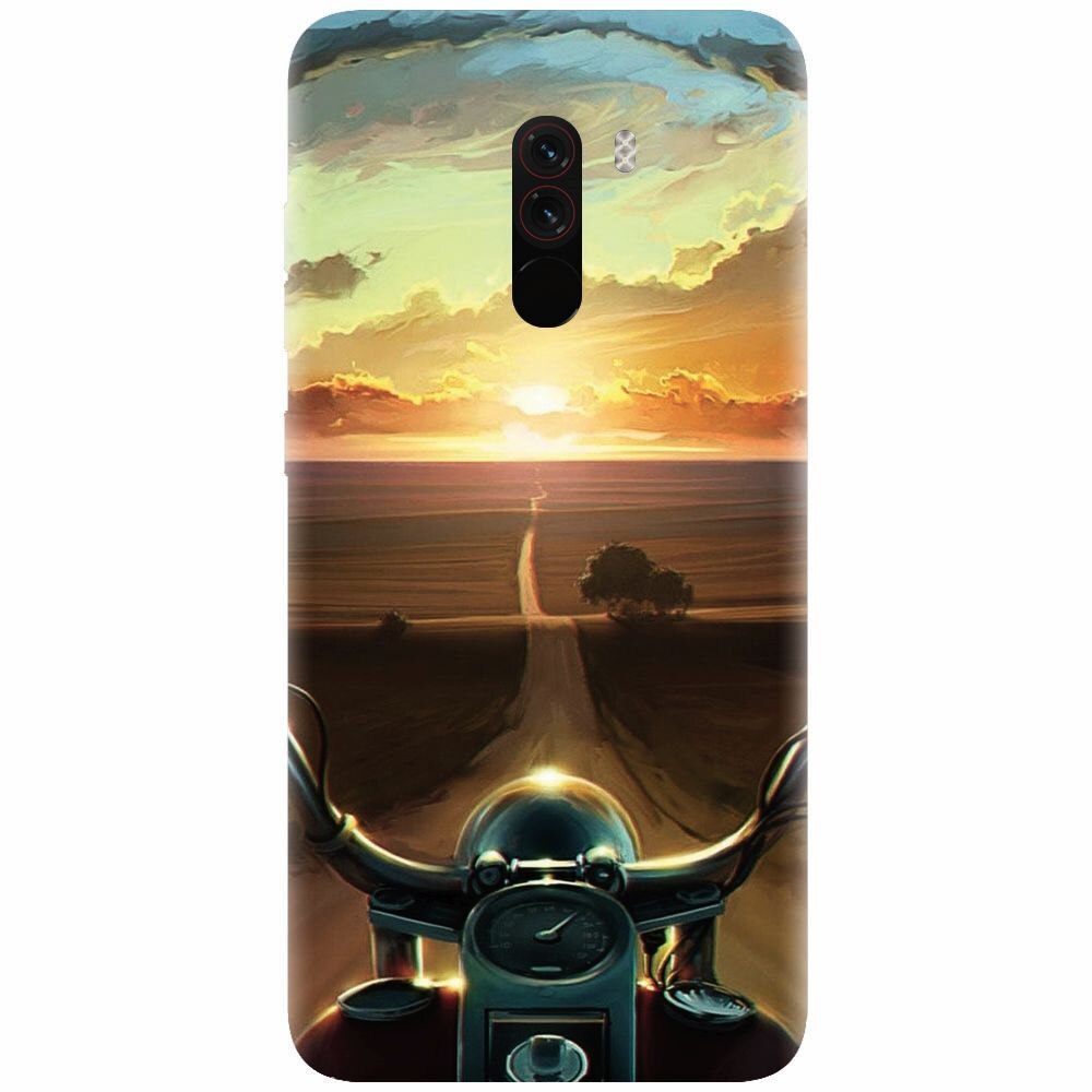 Husa silicon pentru Xiaomi Pocophone F1, Country Road