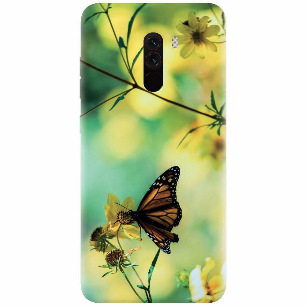 Husa silicon pentru Xiaomi Pocophone F1, Butterfly
