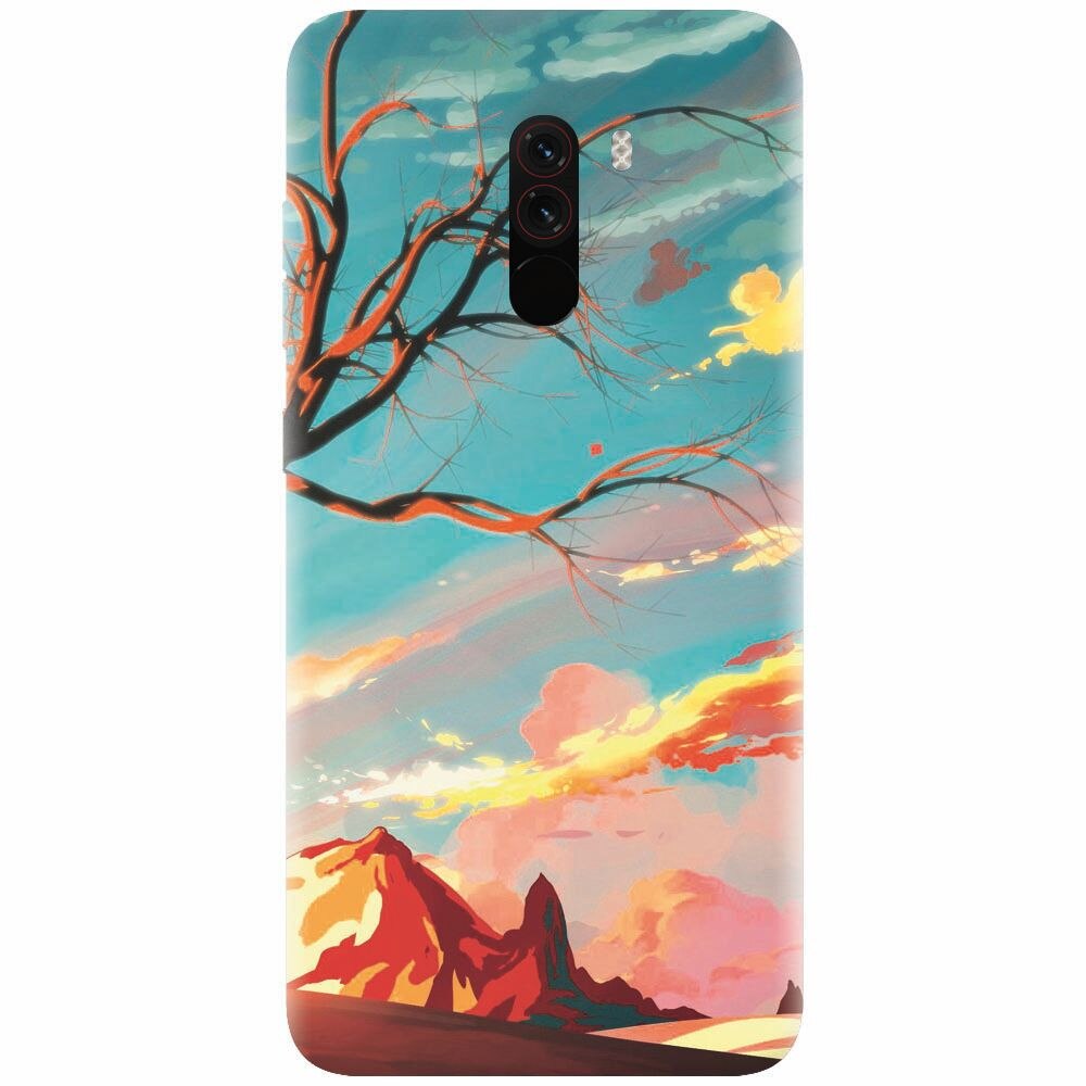 Husa silicon pentru Xiaomi Pocophone F1, Artistic Landscape