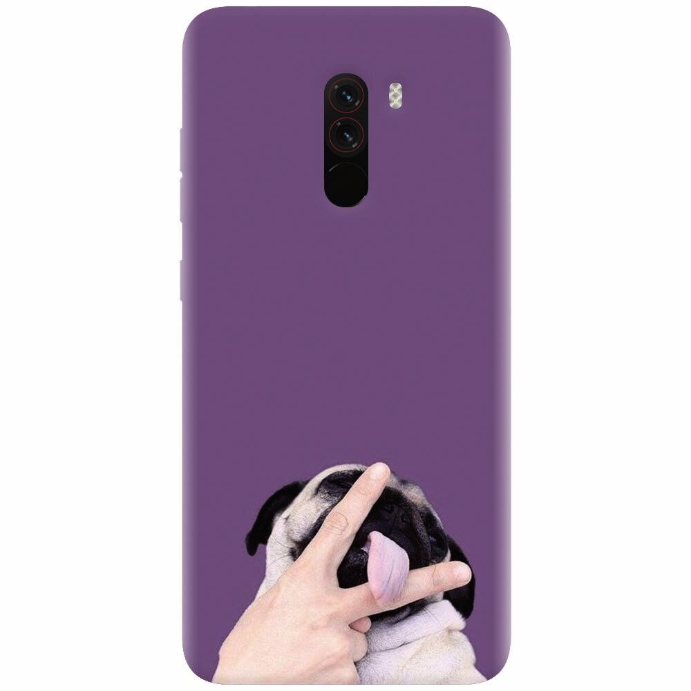 Husa silicon pentru Xiaomi Pocophone F1, Cute Dog 2