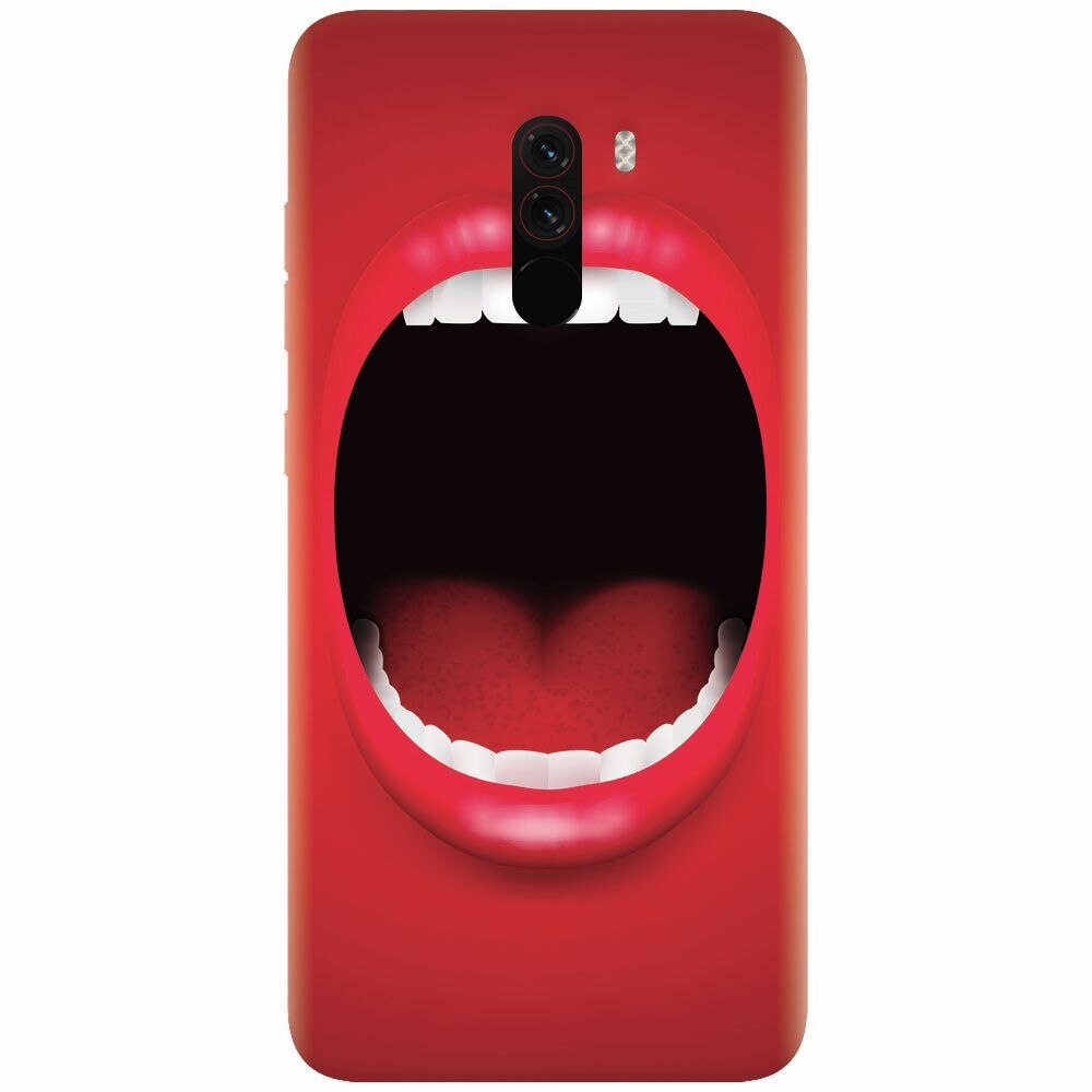 Husa silicon pentru Xiaomi Pocophone F1, Big Mouth
